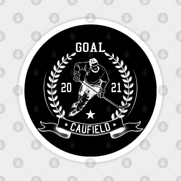 Goal Caufield Funny Hockey Magnet by ZimBom Designer
